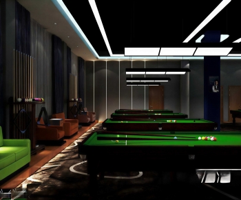Industrial Style Billiard Room-ID:663280016