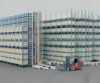 Modern Factory Floor/warehouse-ID:348733904