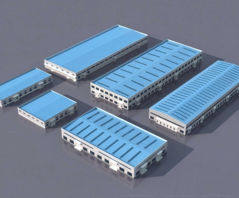 Modern Industrial Building-ID:783087977