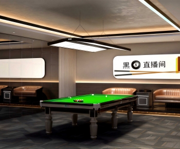 Modern Billiard Room-ID:242542985