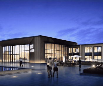 Modern Appearance Of Commercial Building-ID:978061916