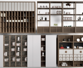 New Chinese Style Bookcase-ID:422436002