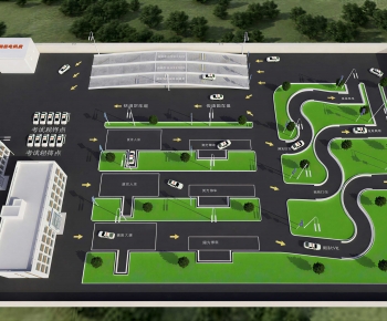 Modern Architectural Bird's-eye View Planning-ID:540139919