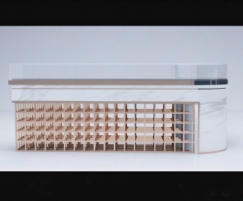Modern Reception Desk-ID:644135957