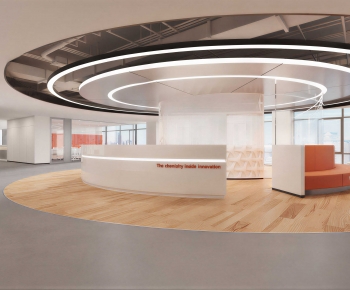 Modern Office Reception Desk-ID:964706906