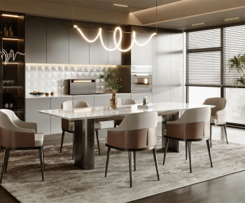 Modern Dining Room-ID:750305894
