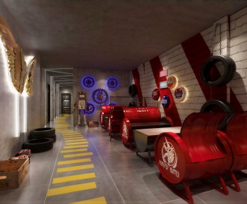 Industrial Style Restaurant-ID:429845091