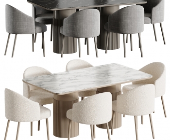 Modern Dining Table And Chairs-ID:582257993