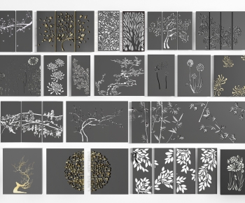 New Chinese Style Landscape Wall-ID:729345086