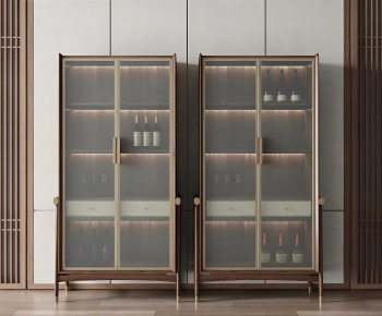 New Chinese Style Wine Cabinet-ID:971314918