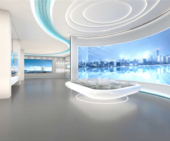 Modern Exhibition Hall-ID:854193936