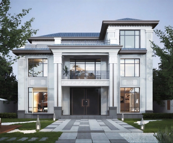 New Chinese Style Detached Villa-ID:193602099