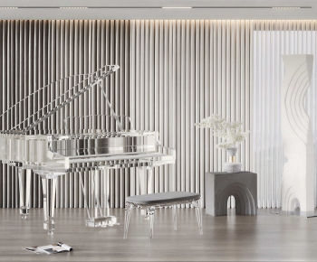 Modern Piano Room-ID:622893105