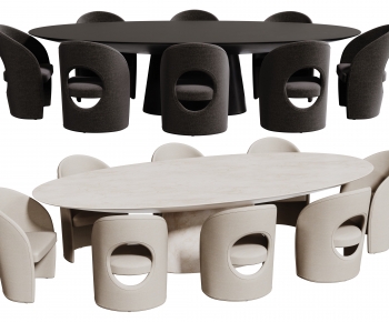 Modern Dining Table And Chairs-ID:541849154