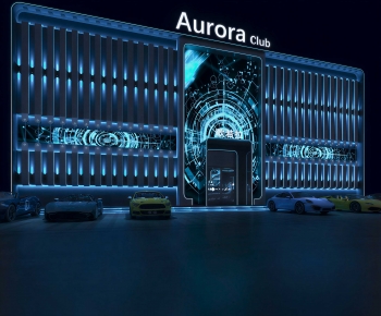Modern Appearance Of Commercial Building-ID:923419958