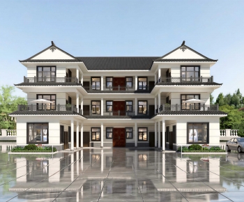 New Chinese Style Detached Villa-ID:873954069