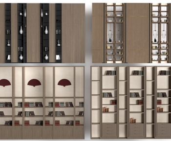 New Chinese Style Decorative Cabinet-ID:544126995