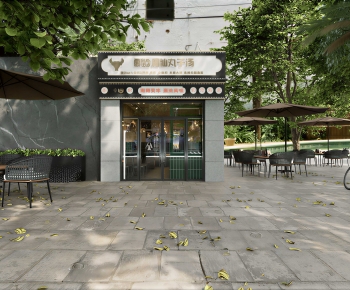 Modern Facade Element-ID:592605111
