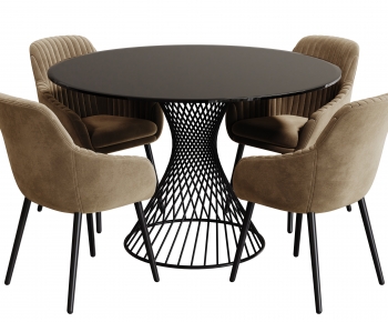 Modern Dining Table And Chairs-ID:410305022
