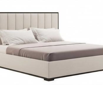Modern Double Bed-ID:800467015