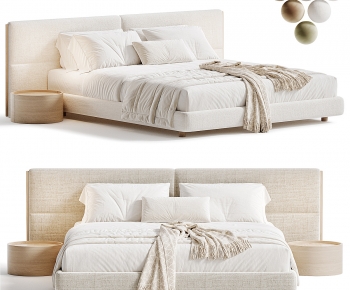 Modern Double Bed-ID:933317903