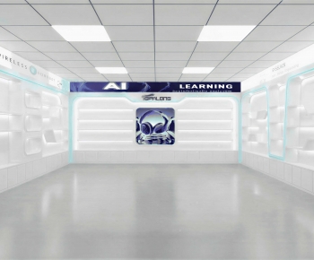 Modern Exhibition Hall-ID:577747111