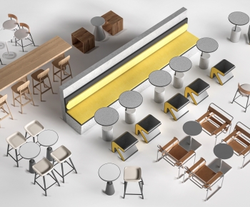 Modern Dining Table And Chairs-ID:611287128