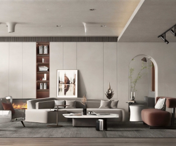 Modern A Living Room-ID:241257912