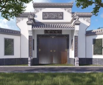 Chinese Style Facade Element-ID:718552119