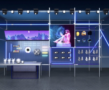 Modern Exhibition Hall-ID:672506097