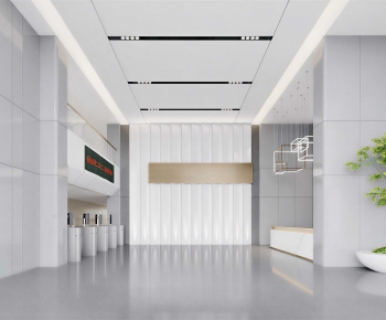 Modern Office Reception Desk-ID:492889882