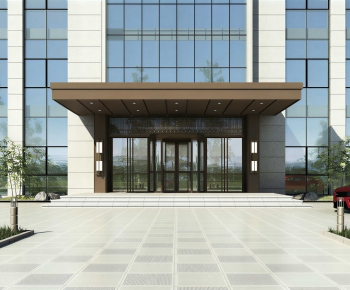 Modern Facade Element-ID:560945034