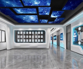 Modern Exhibition Hall-ID:537678965
