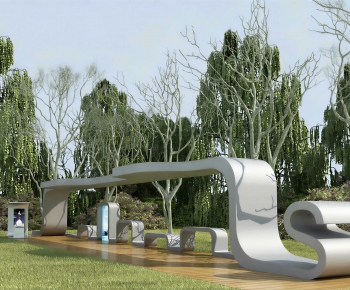 Modern Park Landscape-ID:431900985