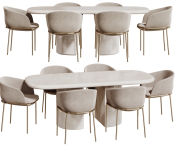 Modern Dining Table And Chairs-ID:430313117