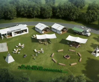 Modern Park Landscape-ID:411129023