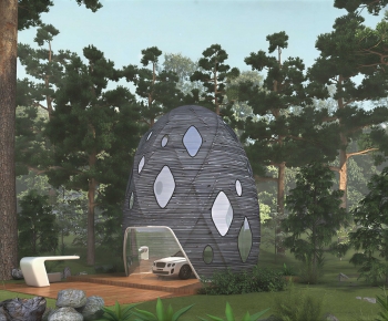 Modern Building Appearance-ID:272480969
