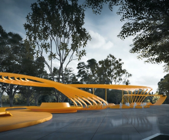 Modern Park Landscape-ID:354794988