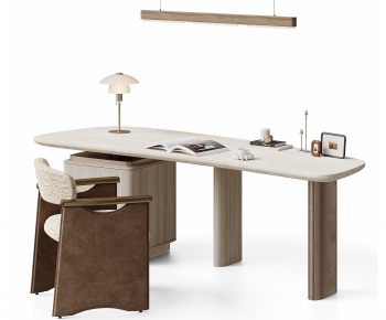 Modern Office Desk And Chair-ID:197664026