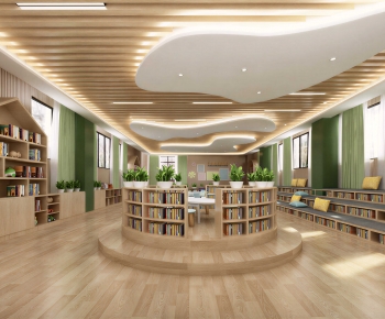 Modern Bookstore Book Bar-ID:494762909