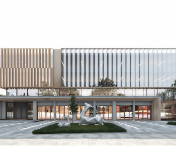 Modern Appearance Of Commercial Building-ID:542215115