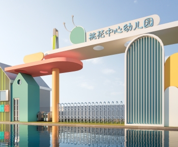 Modern Facade Element-ID:654655938