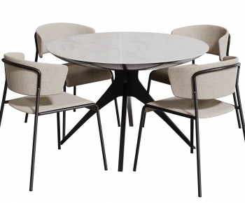 Modern Dining Table And Chairs-ID:494621045