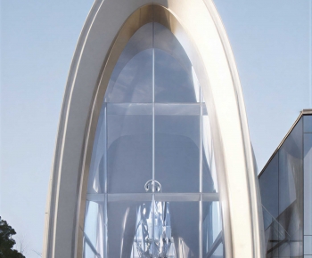 Modern Facade Element-ID:506761079