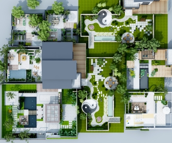 Modern Courtyard/landscape-ID:706799981