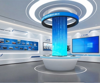 Modern Exhibition Hall-ID:775496012