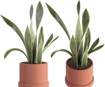 Modern Potted Green Plant-ID:833787921