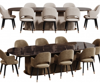 Modern Dining Table And Chairs-ID:757749089