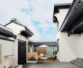 New Chinese Style Courtyard/landscape-ID:428967953