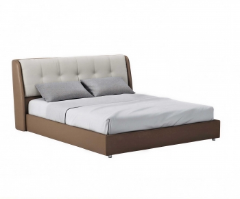 Modern Double Bed-ID:912498001